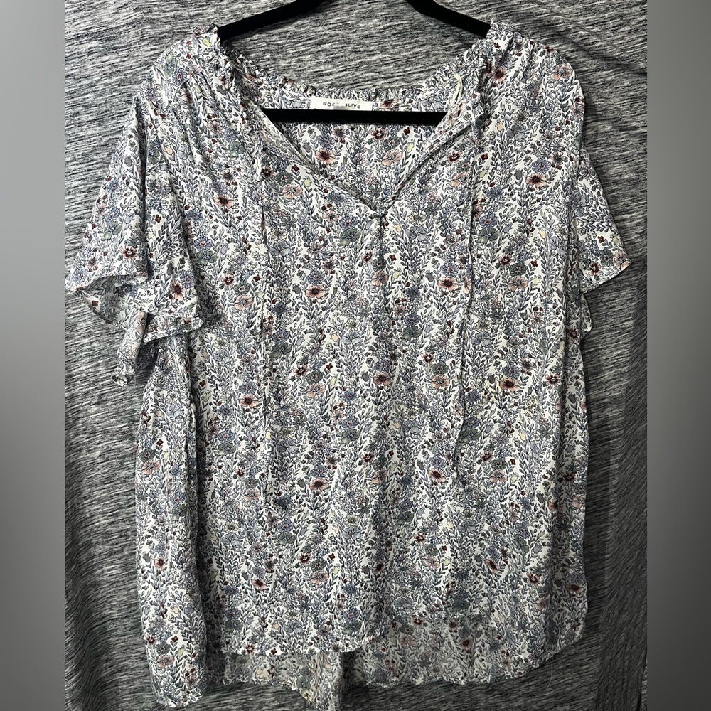 Chiffon Floral Boho Blouse